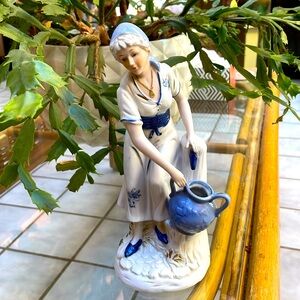 Milk maid Porcelain figure| Royal dux figurine